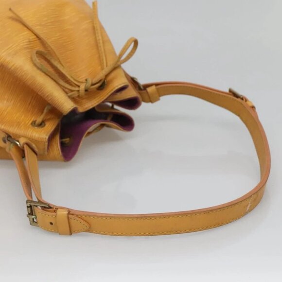 LOUIS VUITTON Epi Petit Noe Shoulder Bag Yellow M44109 LV Auth 131902 - Picture 7 of 14